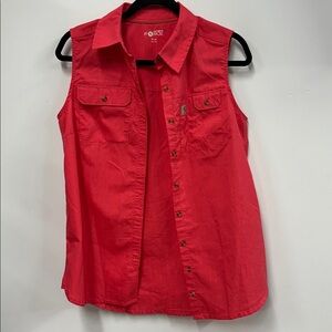 Carhartt Force Coral Button-Up vest shirt S